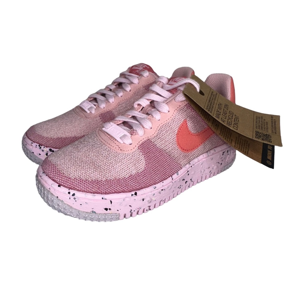 Nike AF1 Crater Flyknit Pink Glaze DC7273 600 Women’s Size 5.5